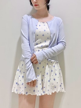 「アイテム（ルームウェア）」を使った、gelato piqueさん（レディース・155cm）の夏コーディネート