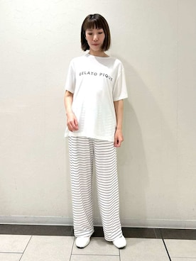 「らくちん」｜gelato piqueさん（レディース・157cm）の春コーディネート