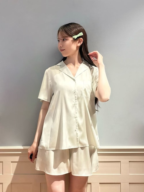 GELATO PIQUE リボン付きルームウェアセット ジェラートピケ gelato pique リボン柄プルオーバー （OWHT