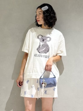 「アイテム（ルームウェア/パジャマ）」を使った、gelato piqueさん（レディース・168cm）の夏コーディネート