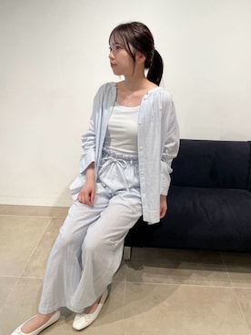 「アイテム（ルームウェア）」を使った、gelato piqueさん（レディース・158cm）の夏コーディネート