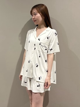 「アイテム（ルームウェア）」を使った、gelato piqueさん（レディース・158cm）の夏コーディネート