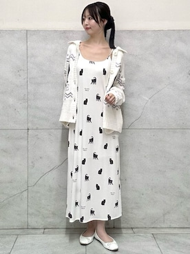 「アイテム（シュシュ）」を使った、gelato piqueさん（レディース・166cm）の秋コーディネート