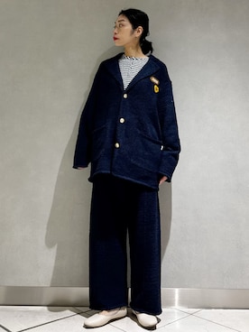 「アイテム（ルームウェア）」を使った、gelato piqueさん（レディース・168cm）の秋コーディネート