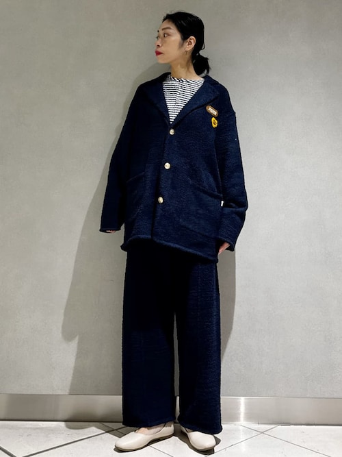 セール】【HOMME】パウダーニットジャケット（ルームウェア/パジャマ