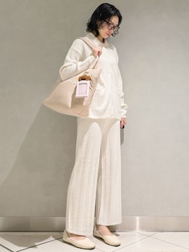 「アイテム（カードケース）」を使った、gelato piqueさん（レディース・168cm）の冬コーディネート