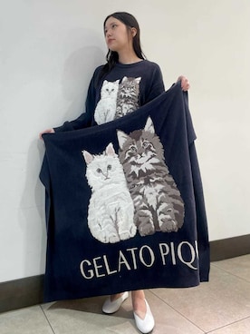 「アイテム（インテリア）」を使った、gelato piqueさん（レディース・158cm）の秋コーディネート