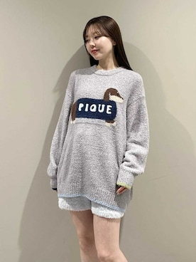 「アイテム（ルームウェア）」を使った、gelato piqueさん（レディース・158cm）の秋コーディネート