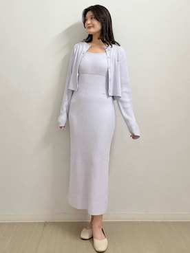 「アイテム（ルームウェア/パジャマ、パープル系）」を使った、gelato piqueさん（レディース・164cm）の夏コーディネート