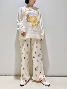 「アイテム（ルームウェア）」を使った、gelato piqueさん（レディース・155cm）の夏コーディネート