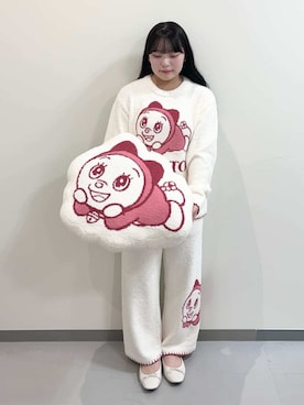 「アイテム（ルームウェア/パジャマ）」を使った、gelato piqueさん（レディース・155cm）の冬コーディネート