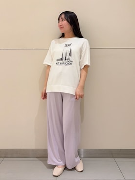 「アイテム（ルームウェア）」を使った、gelato piqueさん（レディース・158cm）の春コーディネート