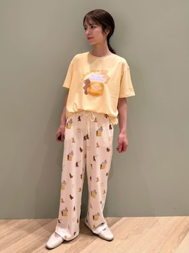 「アイテム（ルームウェア）」を使った、gelato piqueさん（レディース・156cm）の夏コーディネート