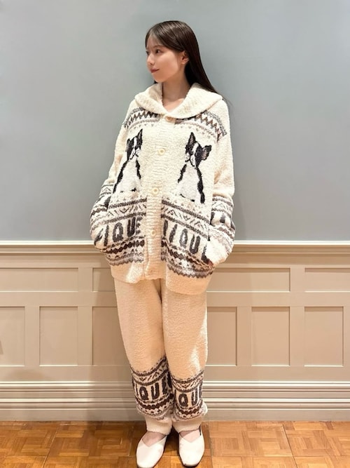 新品　ジェラートピケ　ノルディック柄　上下セット　ルームウェア　パジャマ gelato pique（ジェラートピケ）の「【HOLIDAY】ノルディックロング