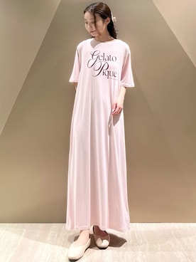 「アイテム（ルームウェア）」を使った、gelato piqueさん（レディース・150cm）の春コーディネート