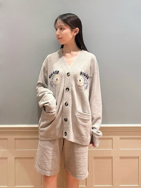 「アイテム（ルームウェア）」を使った、gelato piqueさん（レディース・161cm）の夏コーディネート