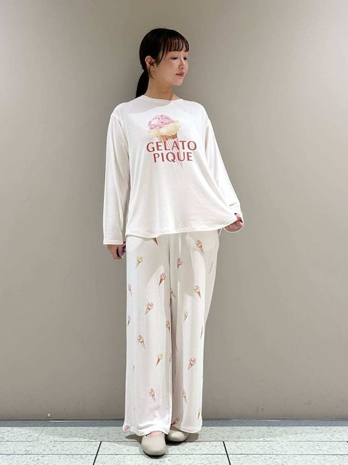 アイスワンポイントロンT（ルームウェア/パジャマ）｜gelato pique