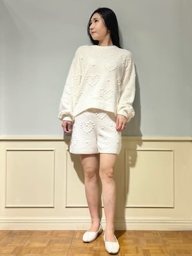 「アイテム（ルームウェア）」を使った、gelato piqueさん（レディース・158cm）の秋コーディネート