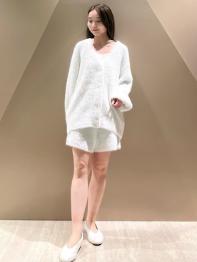 「アイテム（ルームウェア/パジャマ、ホワイト系）」を使った、gelato piqueさん（レディース・150cm）の秋コーディネート