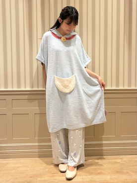 「アイテム（ルームウェア）」を使った、gelato piqueさん（レディース・160cm）の夏コーディネート