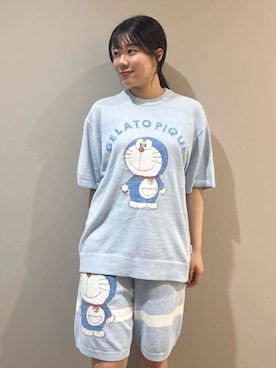 「アイテム（ルームウェア）」を使った、gelato piqueさん（レディース・165cm）の夏コーディネート