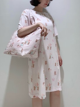 「アイテム（マタニティウェア/グッズ、ピンク系）」を使った、gelato piqueさん（レディース・155cm）の春コーディネート