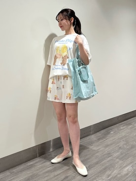 「アイテム（ポーチ）」を使った、gelato piqueさん（レディース・158cm）の春コーディネート