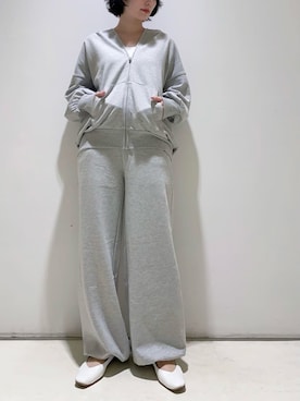 「アイテム（ルームウェア）」を使った、gelato piqueさん（レディース・155cm）の秋コーディネート