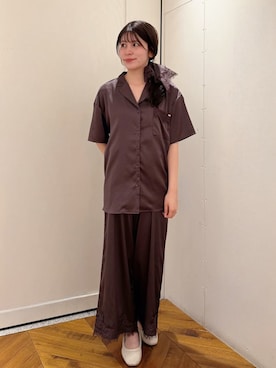 「アイテム（その他ルームウェア、グレー系）」を使った、gelato piqueさん（レディース・151cm）の夏コーディネート