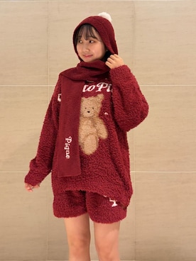 「アイテム（その他ルームウェア）」を使った、gelato piqueさん（レディース・158cm）の秋コーディネート