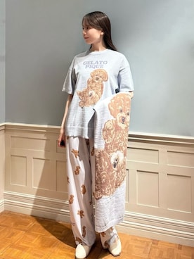 「アイテム（インテリア）」を使った、gelato piqueさん（レディース・161cm）の春コーディネート