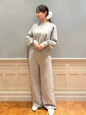 「アイテム（その他ルームウェア）」を使った、gelato piqueさん（レディース・161cm）の秋コーディネート