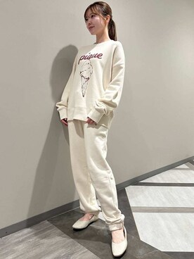 「アイテム（ルームウェア/パジャマ）」を使った、gelato piqueさん（レディース・158cm）の秋コーディネート