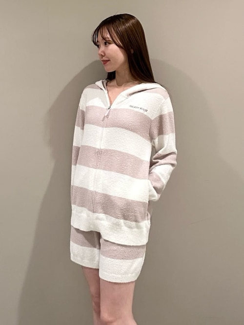 スムーズィー2ボーダーパーカ（ルームウェア/パジャマ）｜gelato
