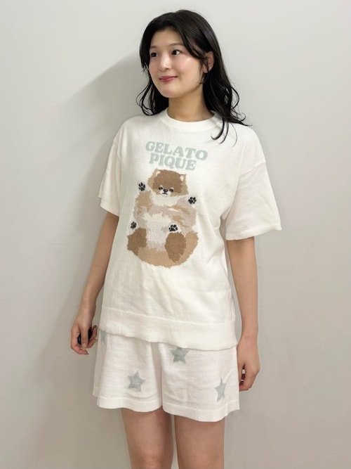 ONLINE限定】ドッグジャガードプルオーバー&ショートパンツセット