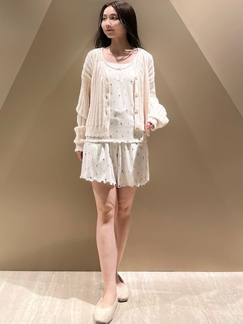 gelato pique パジャマ ルームウェア クロシェカーディガン
