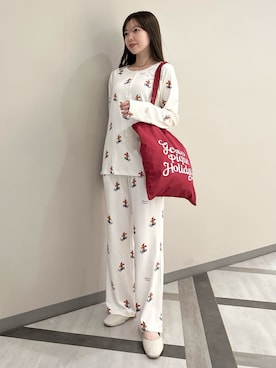 「アイテム（ルームウェア）」を使った、gelato piqueさん（レディース・158cm）の秋コーディネート