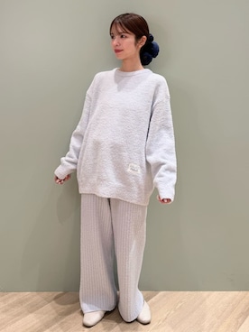 「アイテム（ルームウェア）」を使った、gelato piqueさん（レディース・156cm）の冬コーディネート