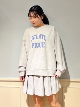 「アイテム（ルームウェア、グレー系）」を使った、gelato piqueさん（レディース・158cm）の秋コーディネート