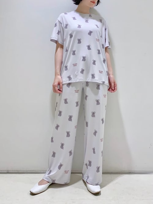 専用⭐︎新品 ジェラートピケ コアラワンポイントTシャツ&コアラロングパンツ 接触冷感】コアラ柄ロングパンツ（ルームウェア/パジャマ