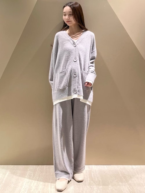 セール】レイヤードホットスムーズィーカーディガン（ルームウェア