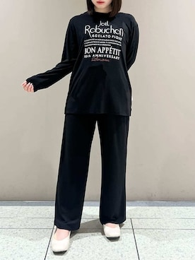 「アイテム（ルームウェア/パジャマ）」を使った、gelato piqueさん（レディース・153cm）の秋コーディネート