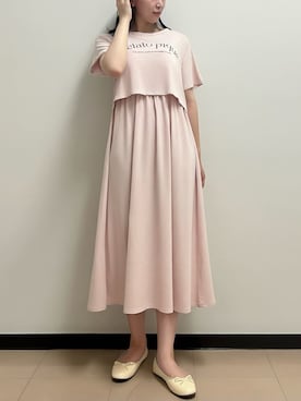 「アイテム（ママ＆ベビー）」を使った、gelato piqueさん（レディース・163cm）の夏コーディネート
