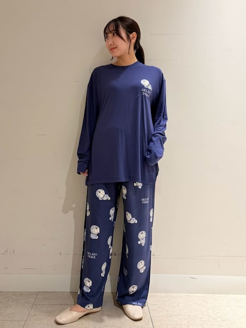 ドラえもん】【メンズ】総柄ロングパンツ（ルームウェア/パジャマ