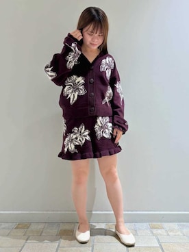 「アイテム（ルームウェア/パジャマ）」を使った、gelato piqueさん（レディース・149cm）の秋コーディネート