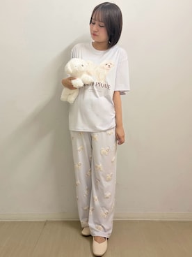 「アイテム（雑貨/ホビー、ホワイト系）」を使った、gelato piqueさん（レディース・157cm）の夏コーディネート