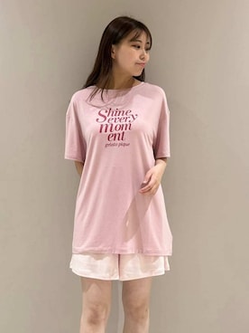 「アイテム（ルームウェア）」を使った、gelato piqueさん（レディース・148cm）の夏コーディネート