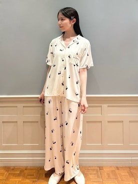 「アイテム（その他ルームウェア）」を使った、gelato piqueさん（レディース・161cm）の夏コーディネート