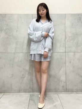 「アイテム（ルームウェア）」を使った、gelato piqueさん（レディース・166cm）の春コーディネート