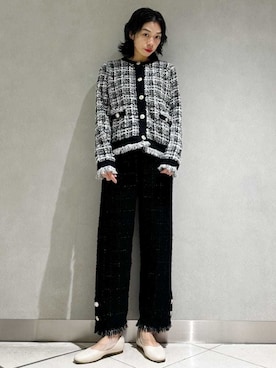 「アイテム（ルームウェア/パジャマ）」を使った、gelato piqueさん（レディース・168cm）の秋コーディネート